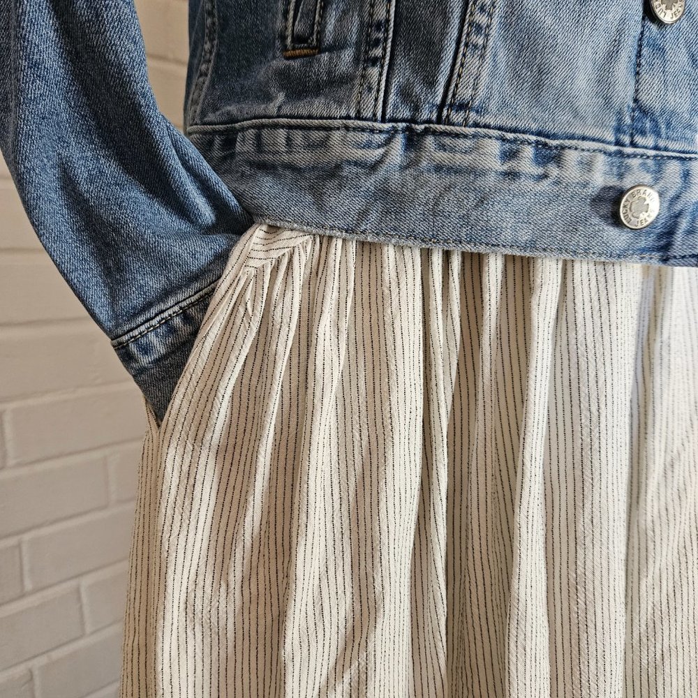 Linen Blend Dress w/Pockets, Size S/M - Picture 4 of 9